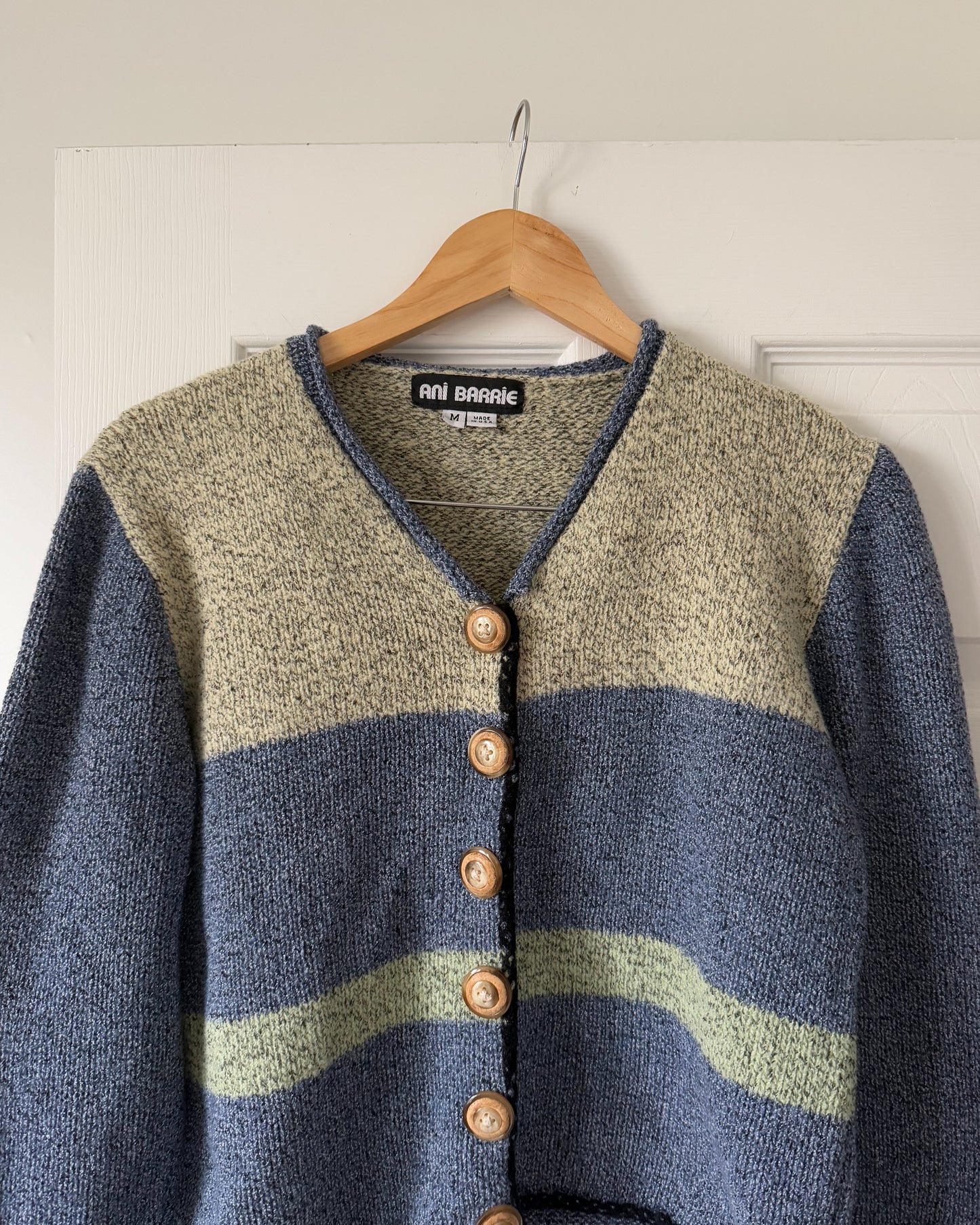 Vintage Striped Cardigan