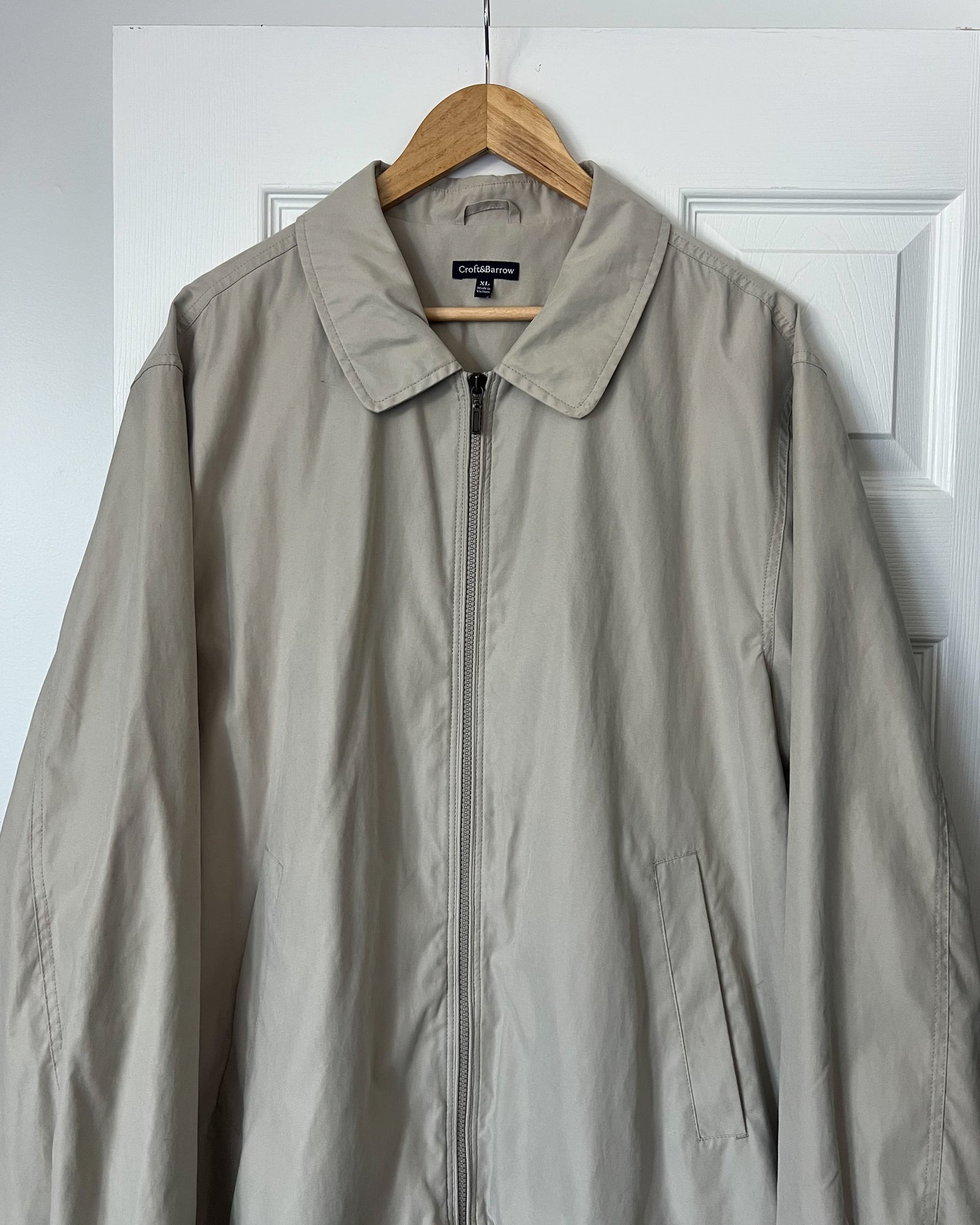 Croft & Barrow Cream Lightweight Jacket