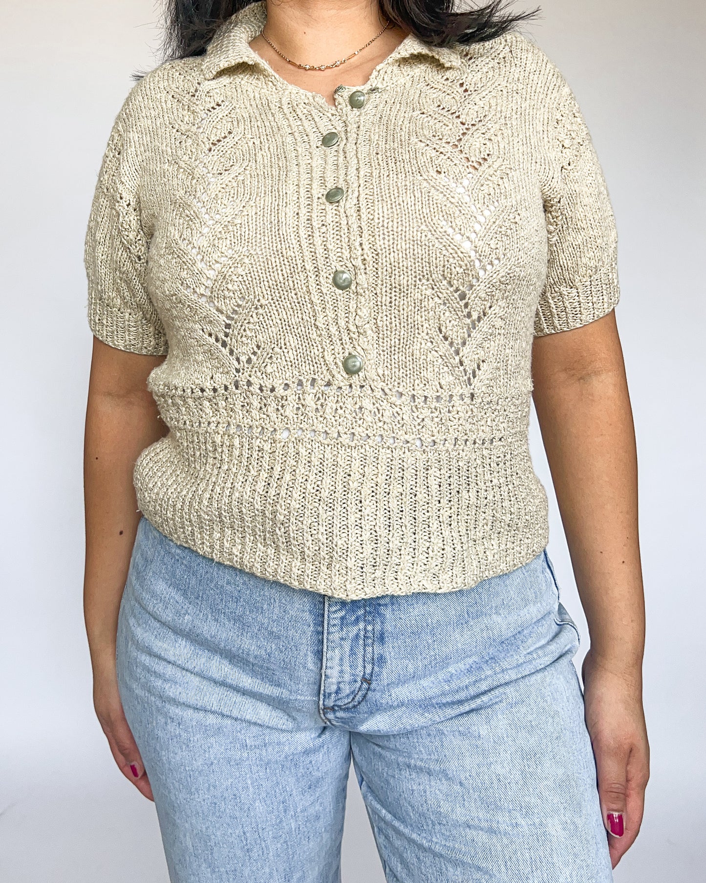 Hand Knitted Blouse