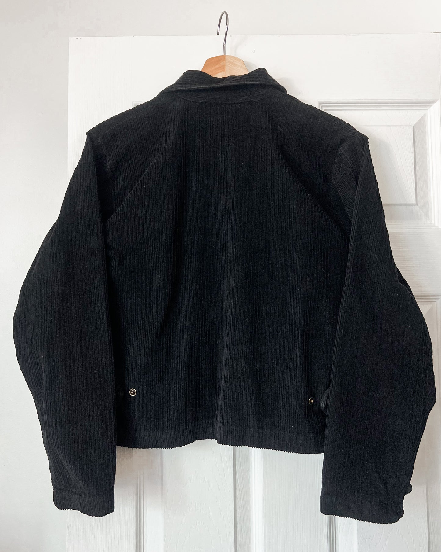 Black Corduroy Cropped Jacket