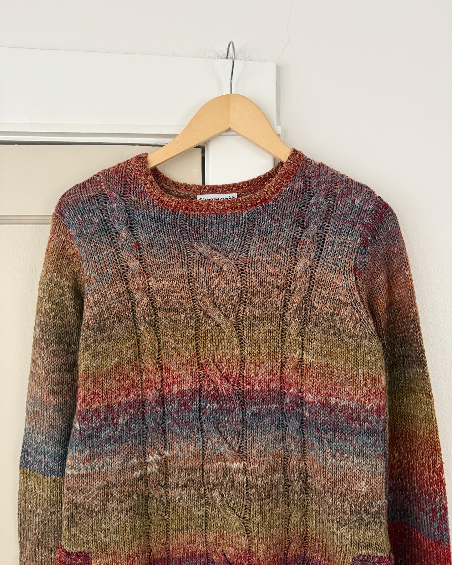 Colorful Striped Knitted Sweater