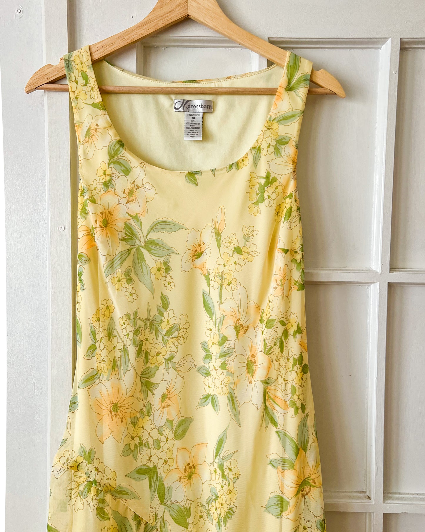 Yellow Floral Maxi Dress
