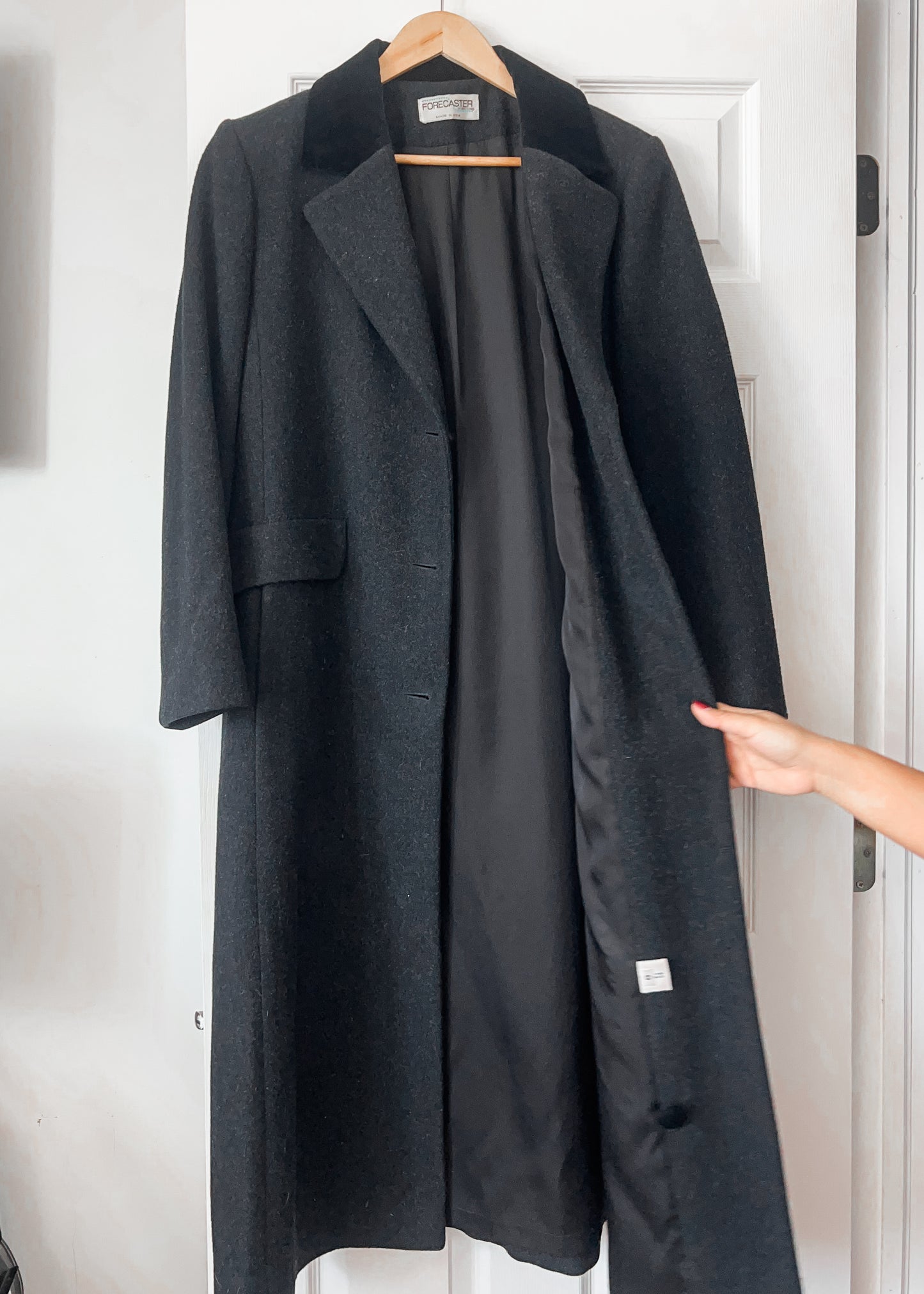 Forecaster Grey Wool Coat