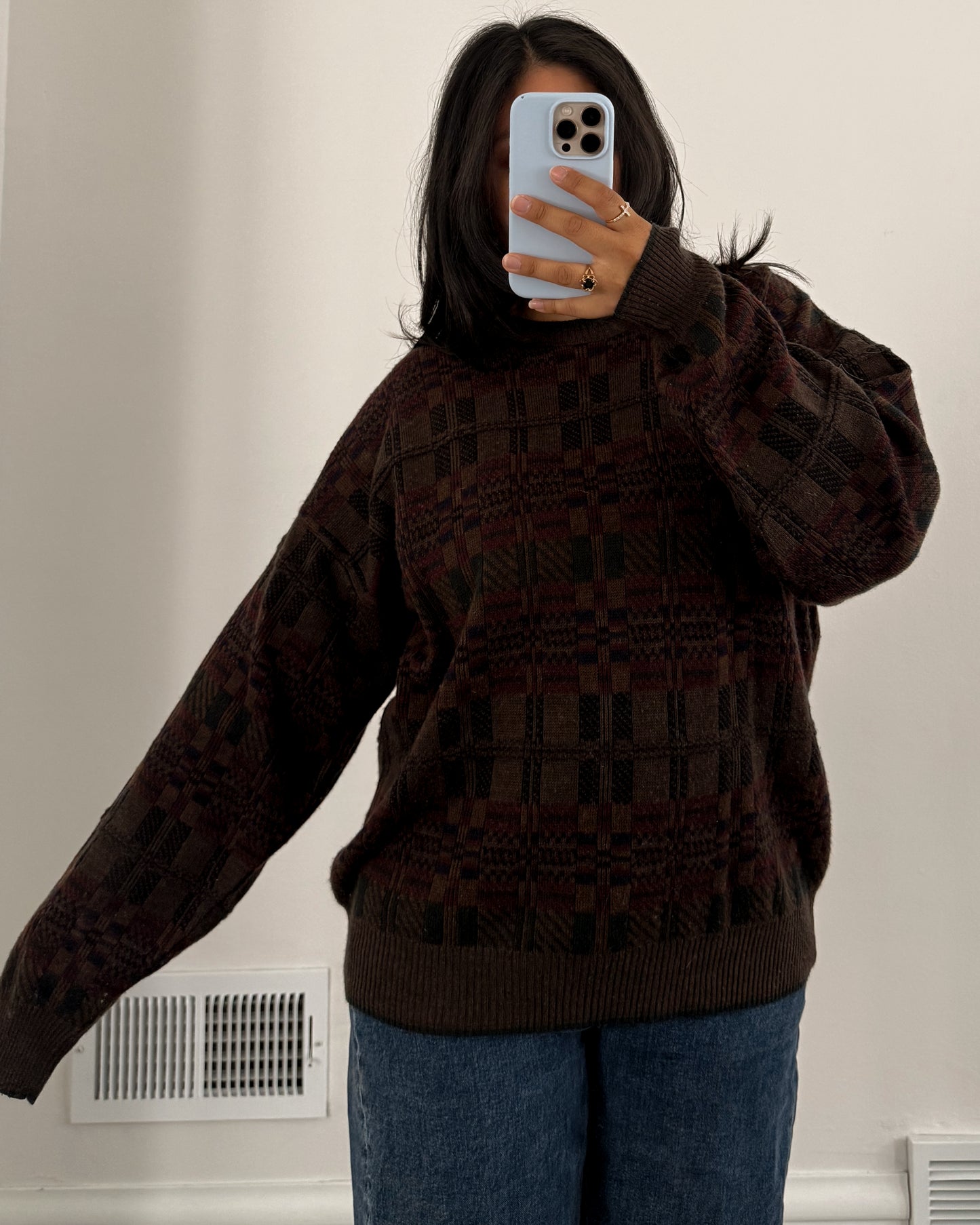 Vintage 90’s Patterned Sweater