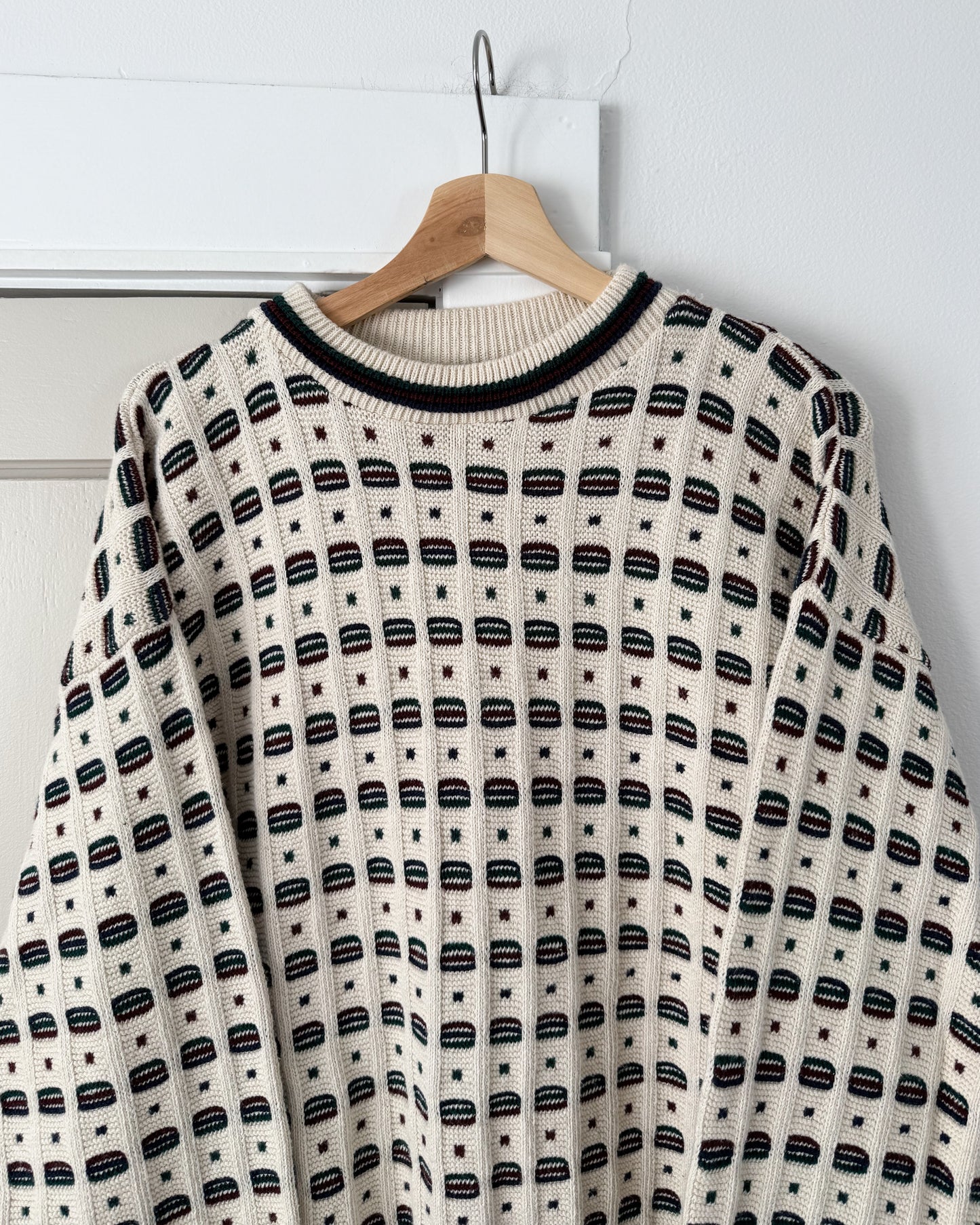 Northcrest Patterned Knitted Sweater