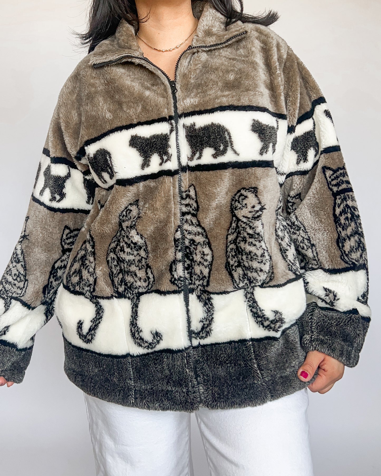 Cat Fleece Jacket