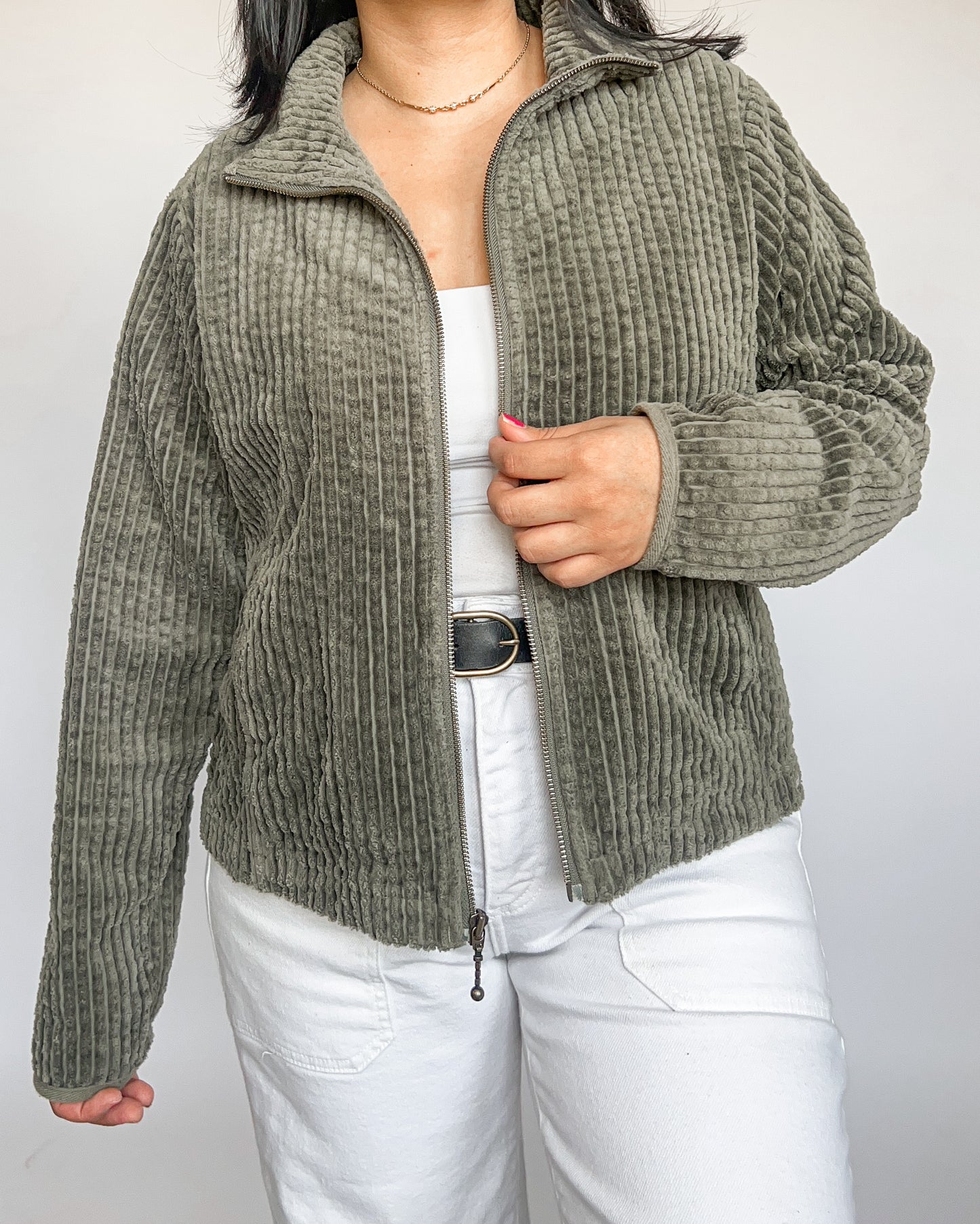 Woolrich Cropped Corduroy Jacket