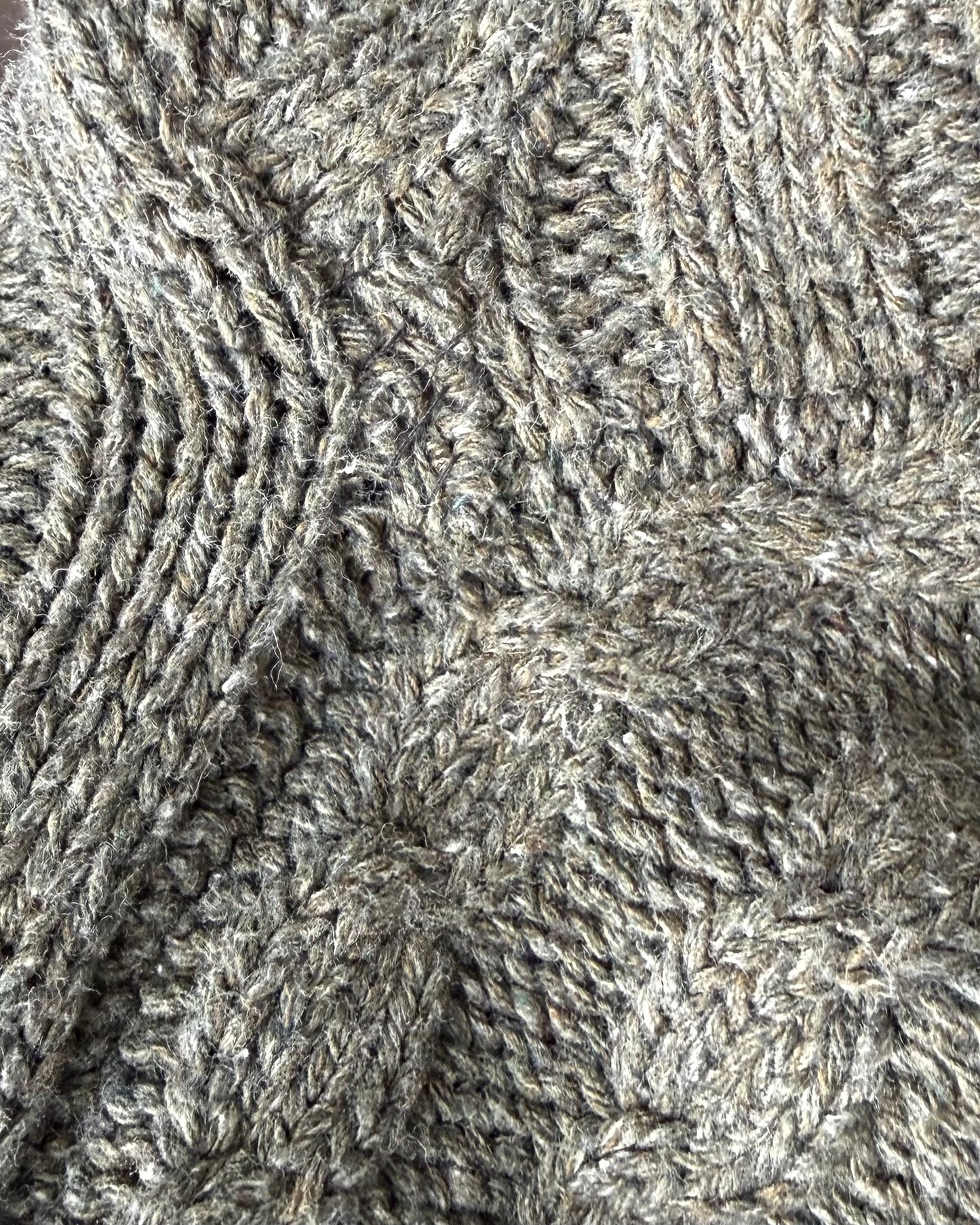 Green Cable Knit Sweater