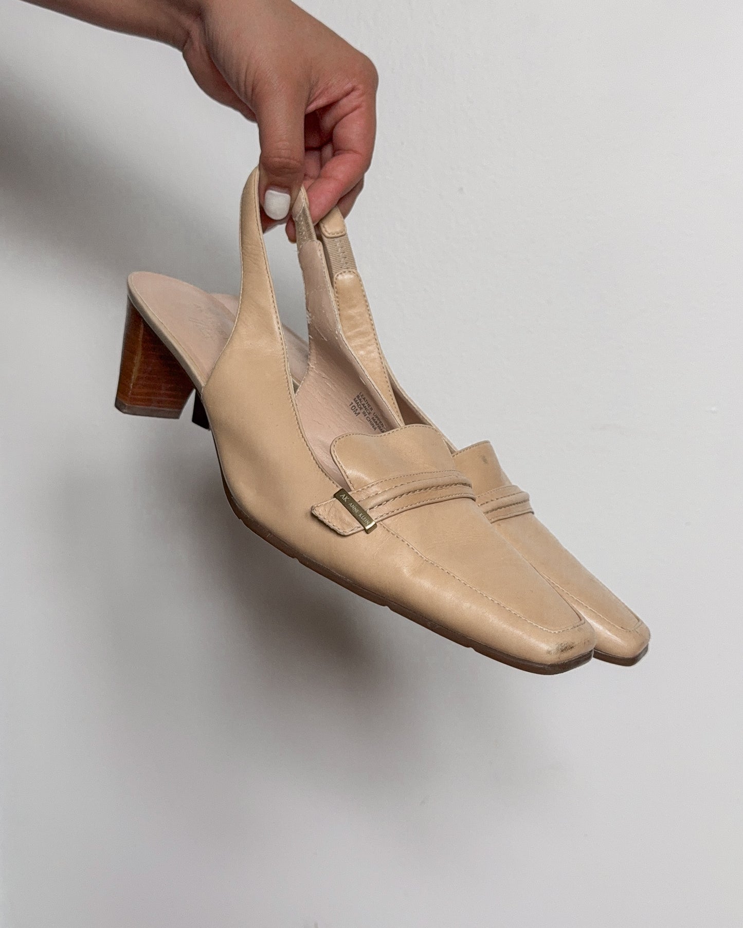 Anne Klein Square Toe Heels