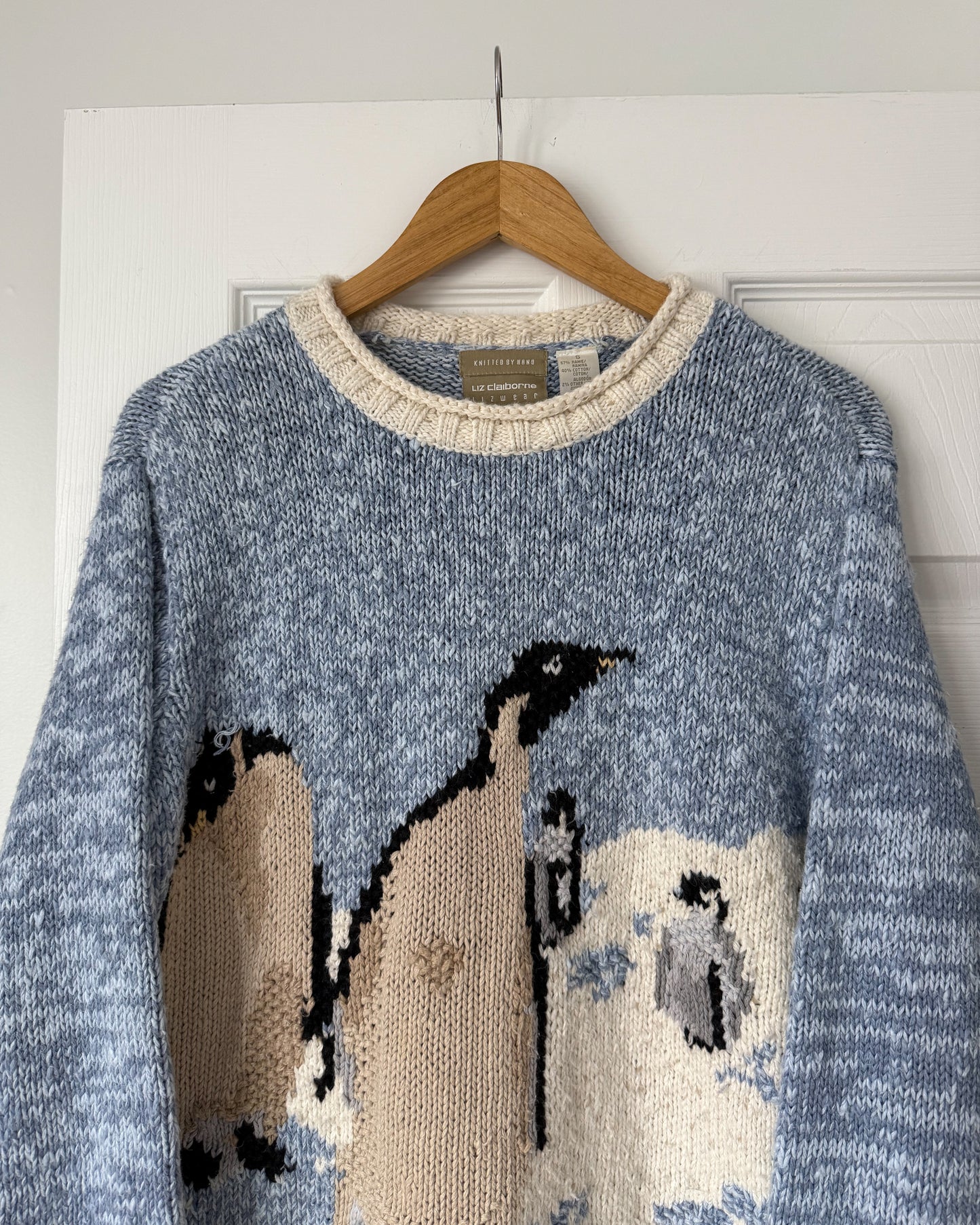 Liz Claiborne Penguin Knitted Sweater