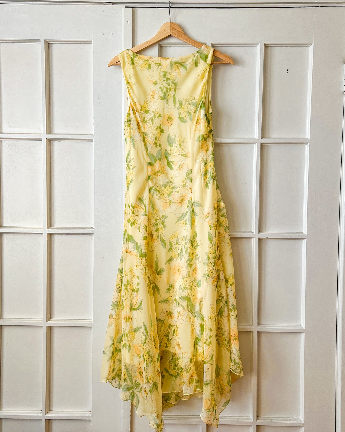 Yellow Floral Maxi Dress