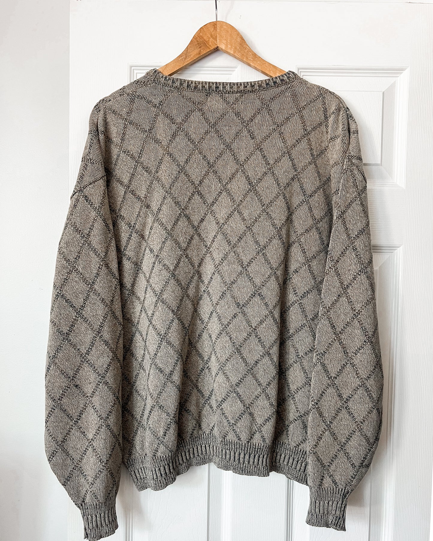 Diamond Graph Knitted Sweater