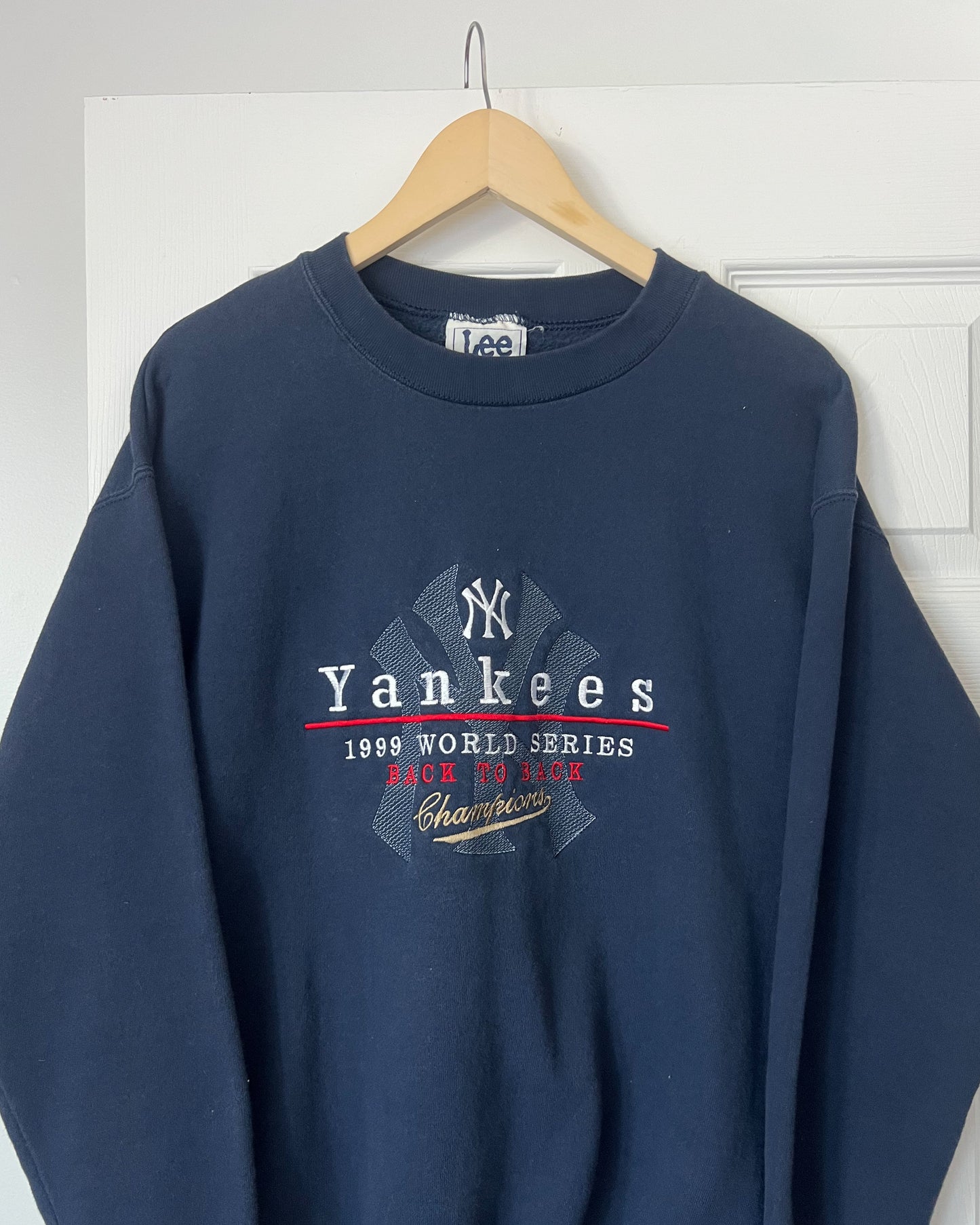 Lee Yankees Navy Crewneck