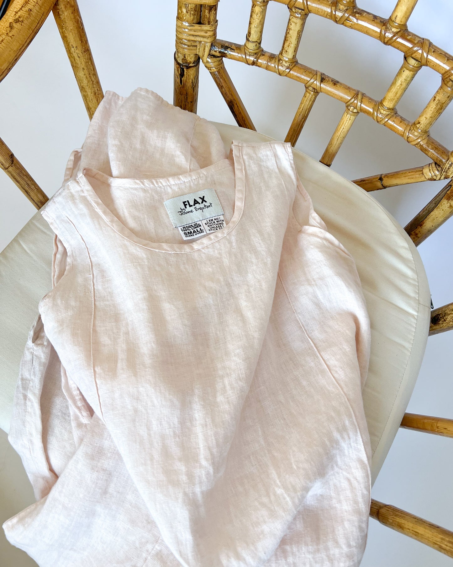 Flax Linen Rose Maxi Dress