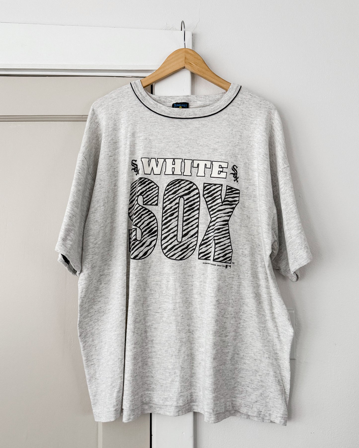 Zebra Print White Sox T Shirt