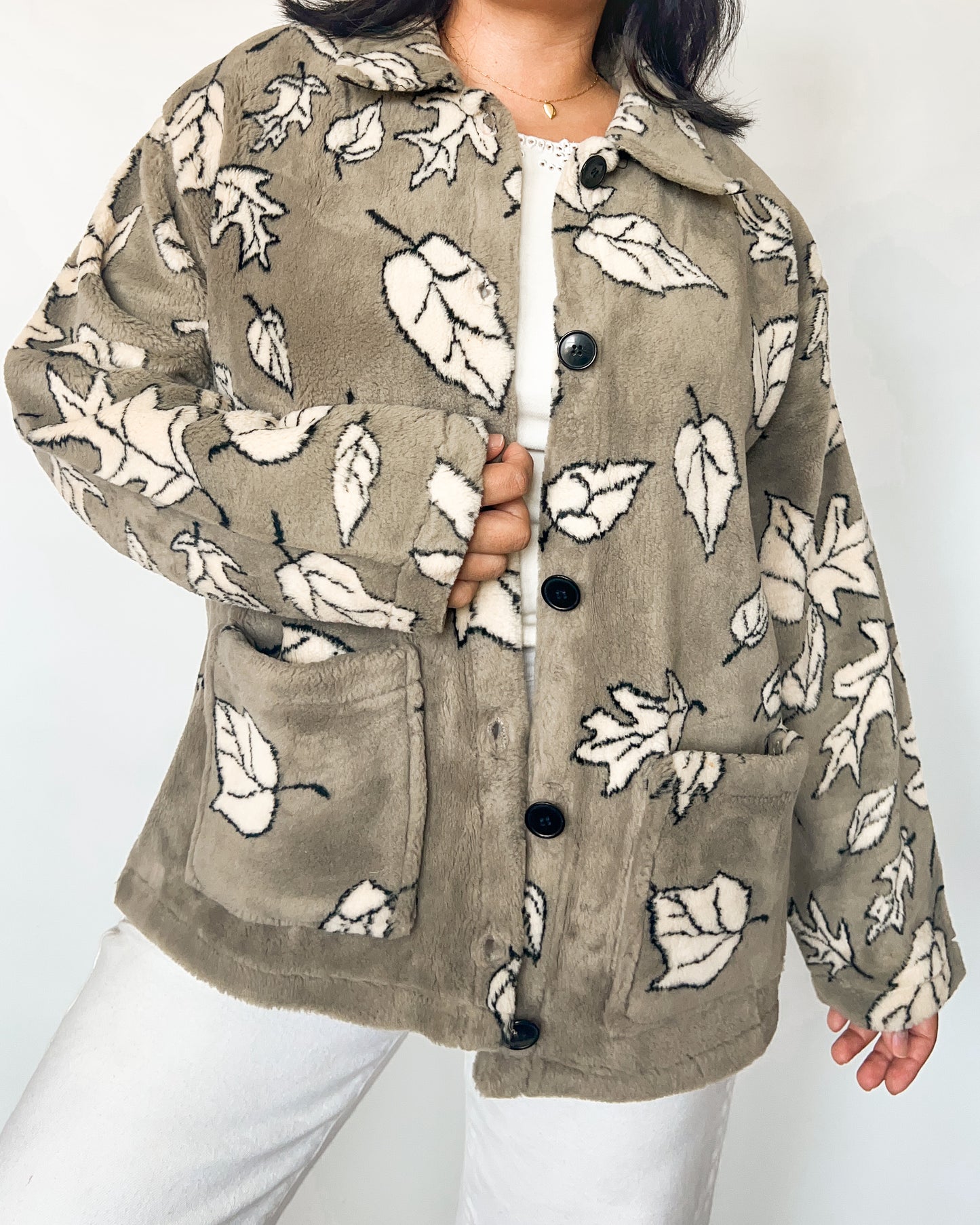 Fleece Leaf Jacket