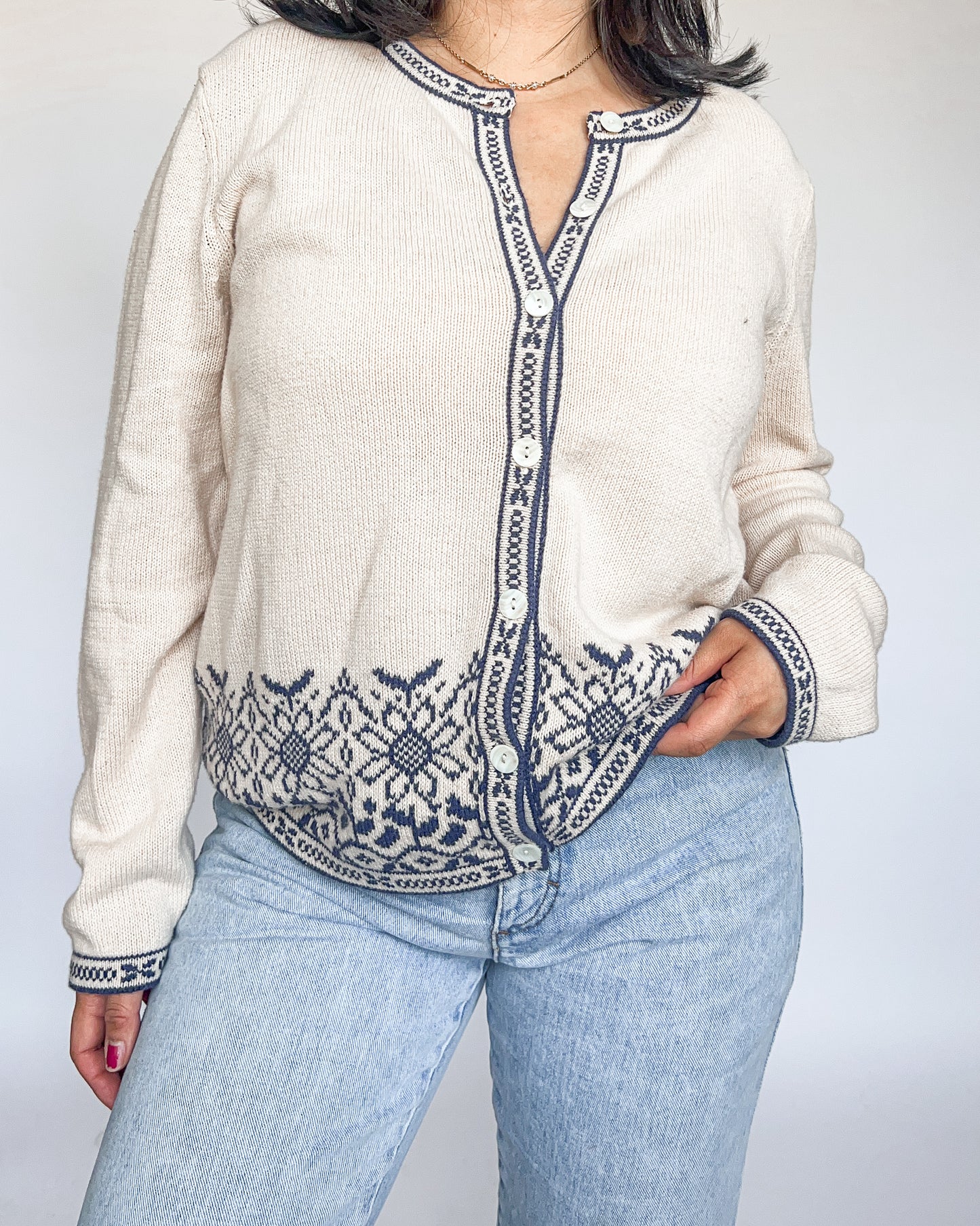 Sunflower Button Sweater