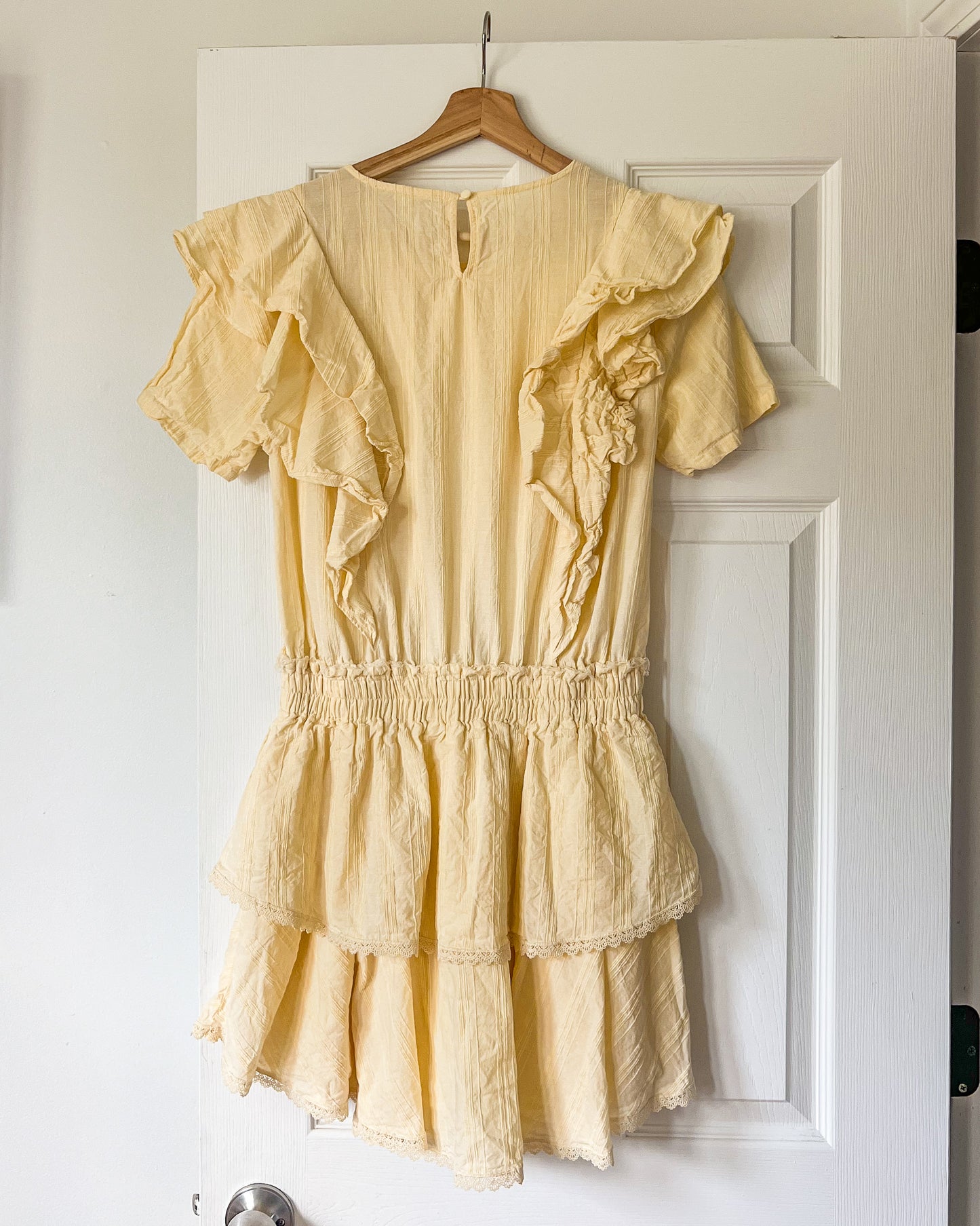 Yellow Ruffle Dress
