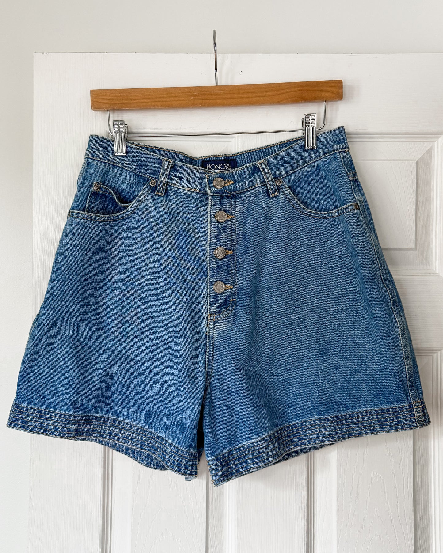 Honors High Rise Denim Shorts