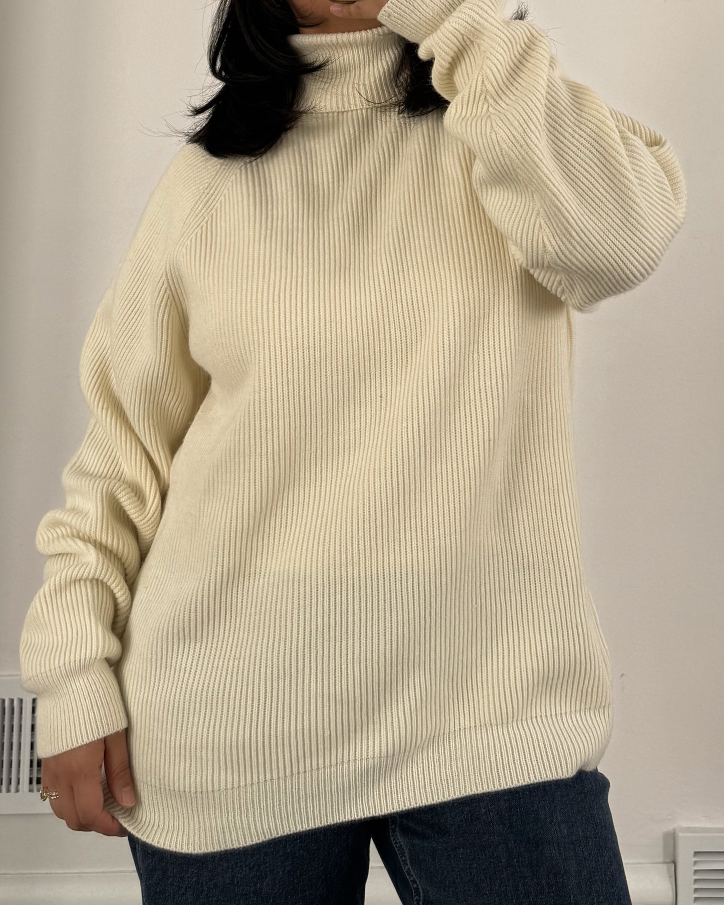 Vintage Turtleneck Knitted Sweater