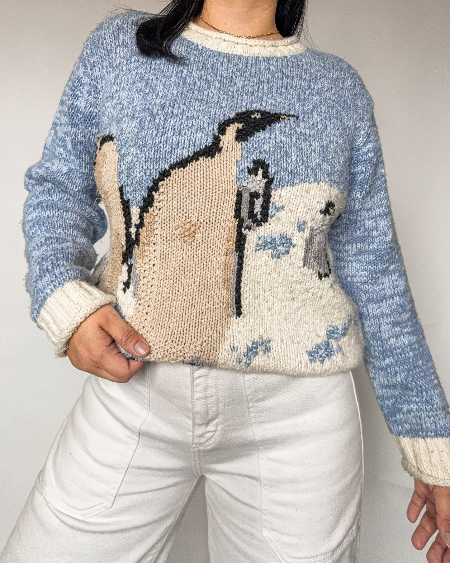 Liz Claiborne Penguin Knitted Sweater