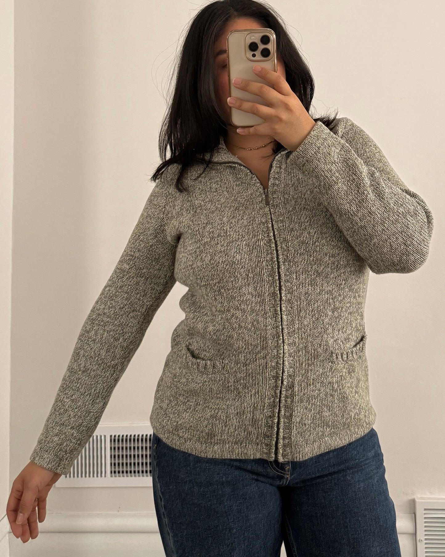 L.L. Bean Zip Up Sweater