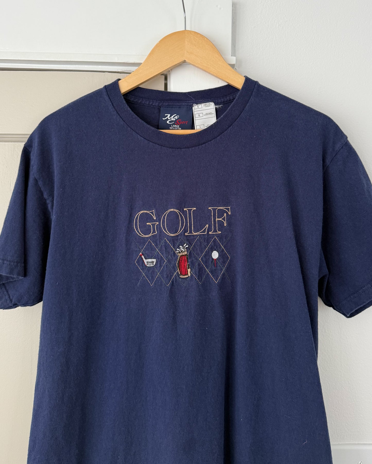 Golf Embroidered T Shirt
