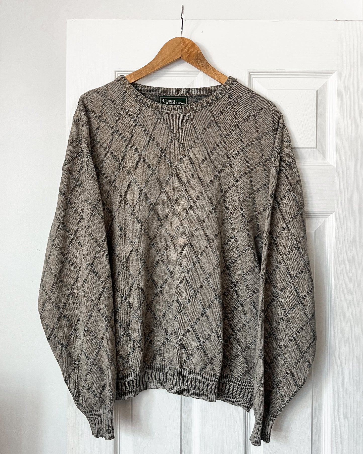 Diamond Graph Knitted Sweater