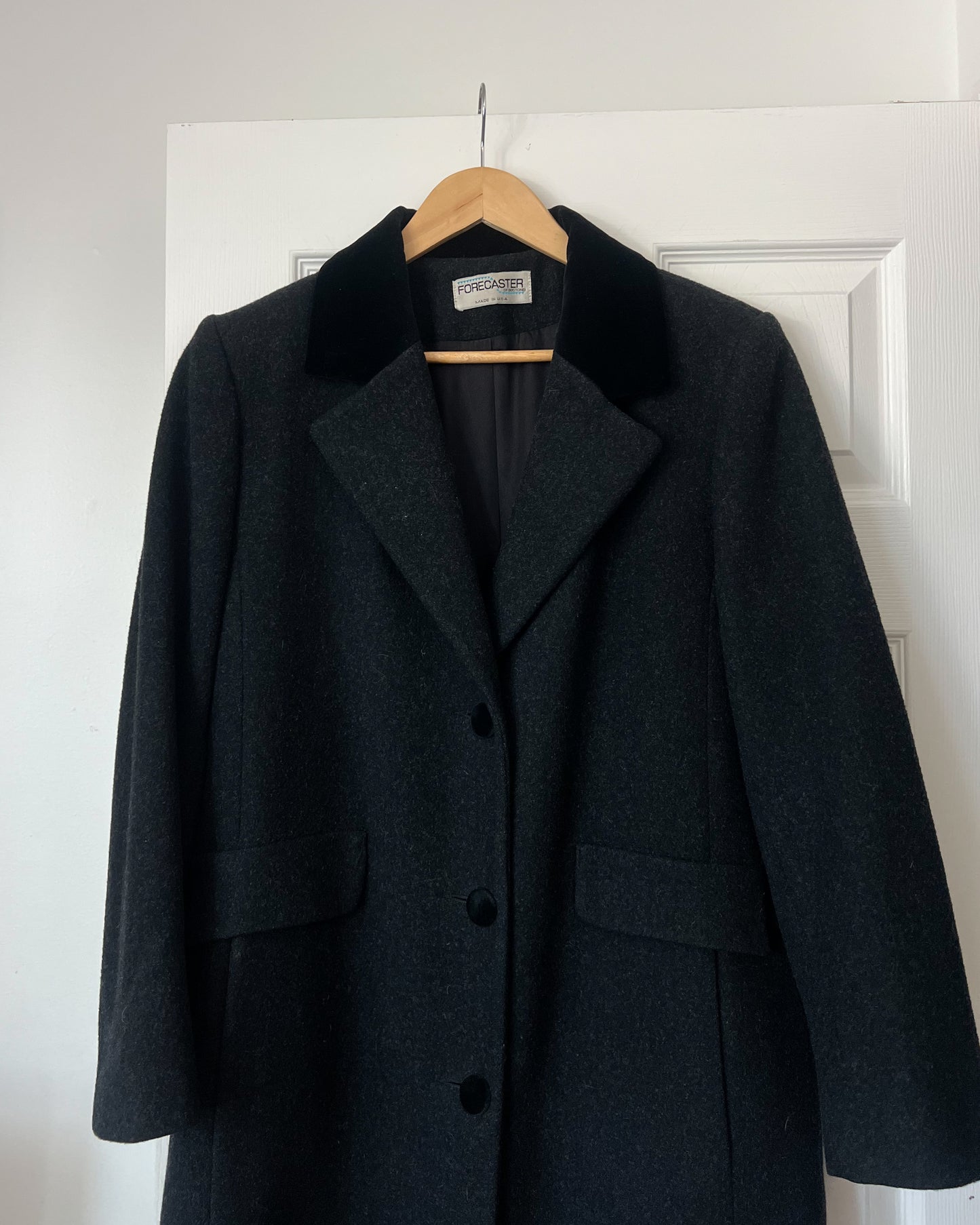 Forecaster Grey Wool Coat