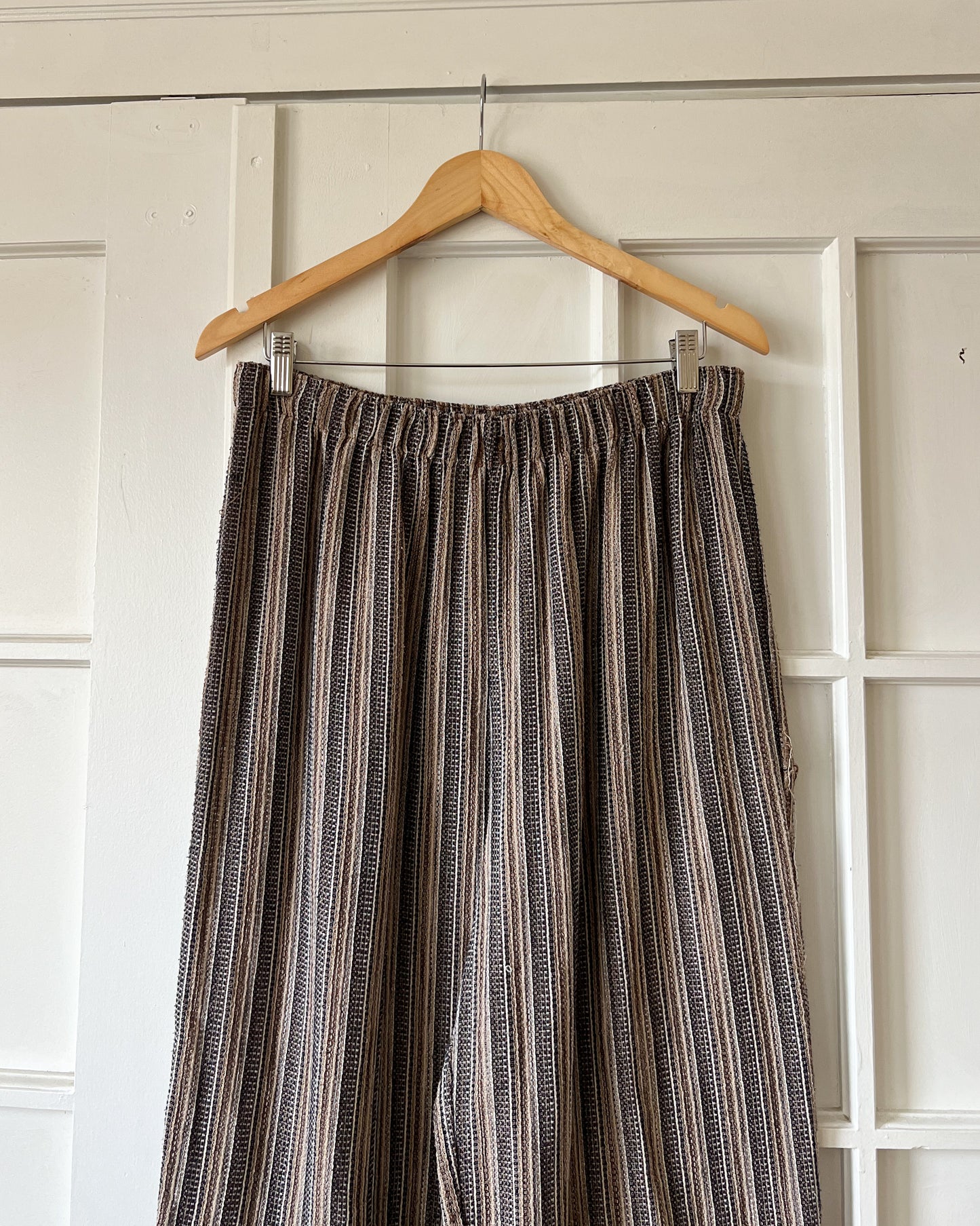 Stripped Straight Leg Pants
