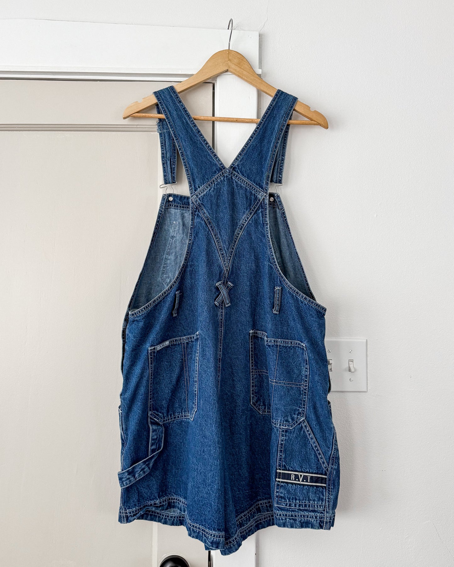 RVT Denim Short Overalls