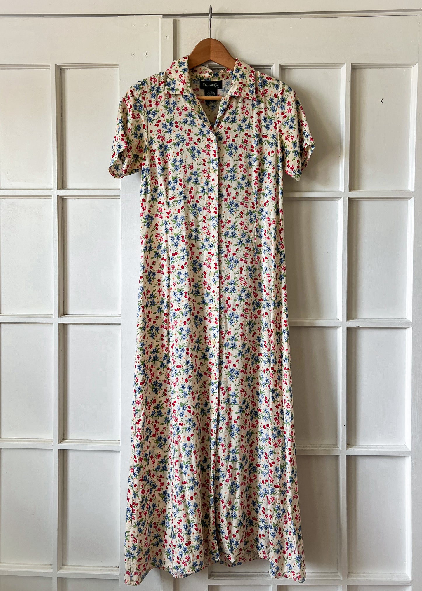 Floral Button Up Maxi Dress