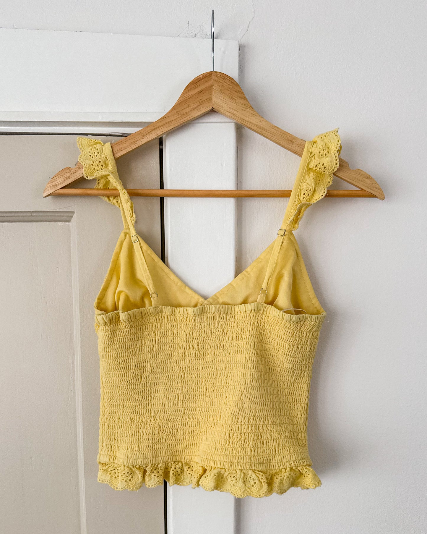 Yellow Smocked Blouse