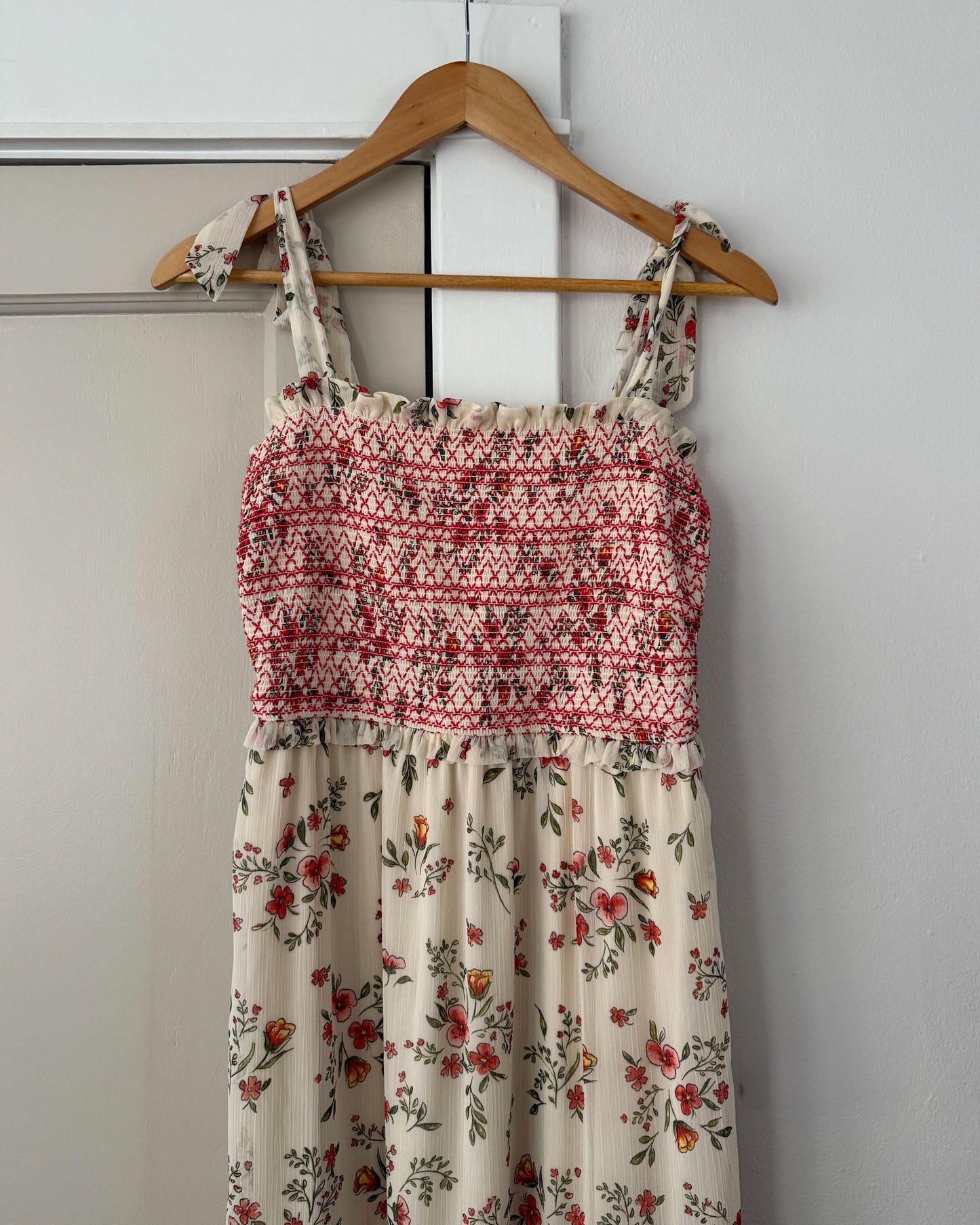 Floral Smocked Maxi Dress