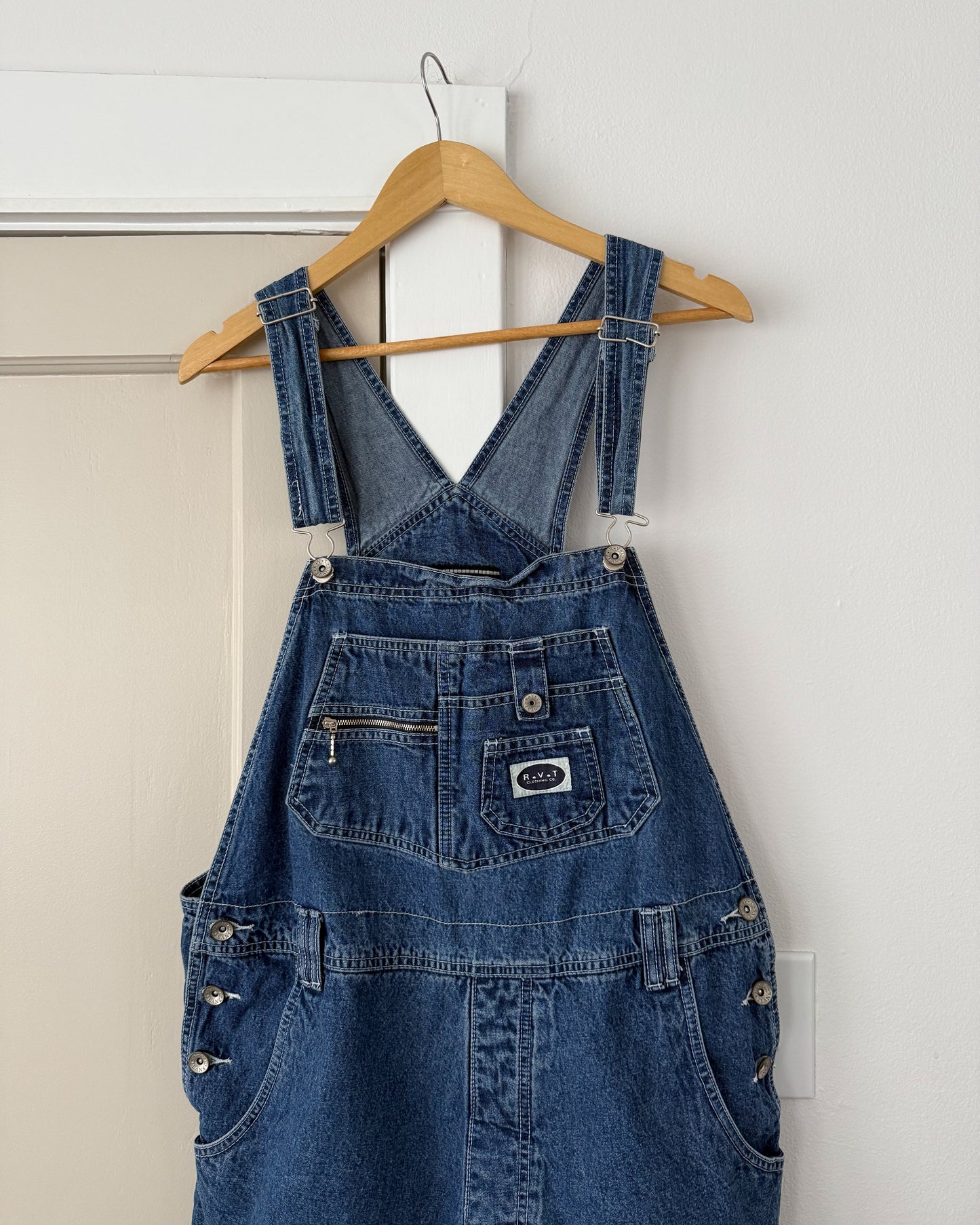 RVT Denim Short Overalls