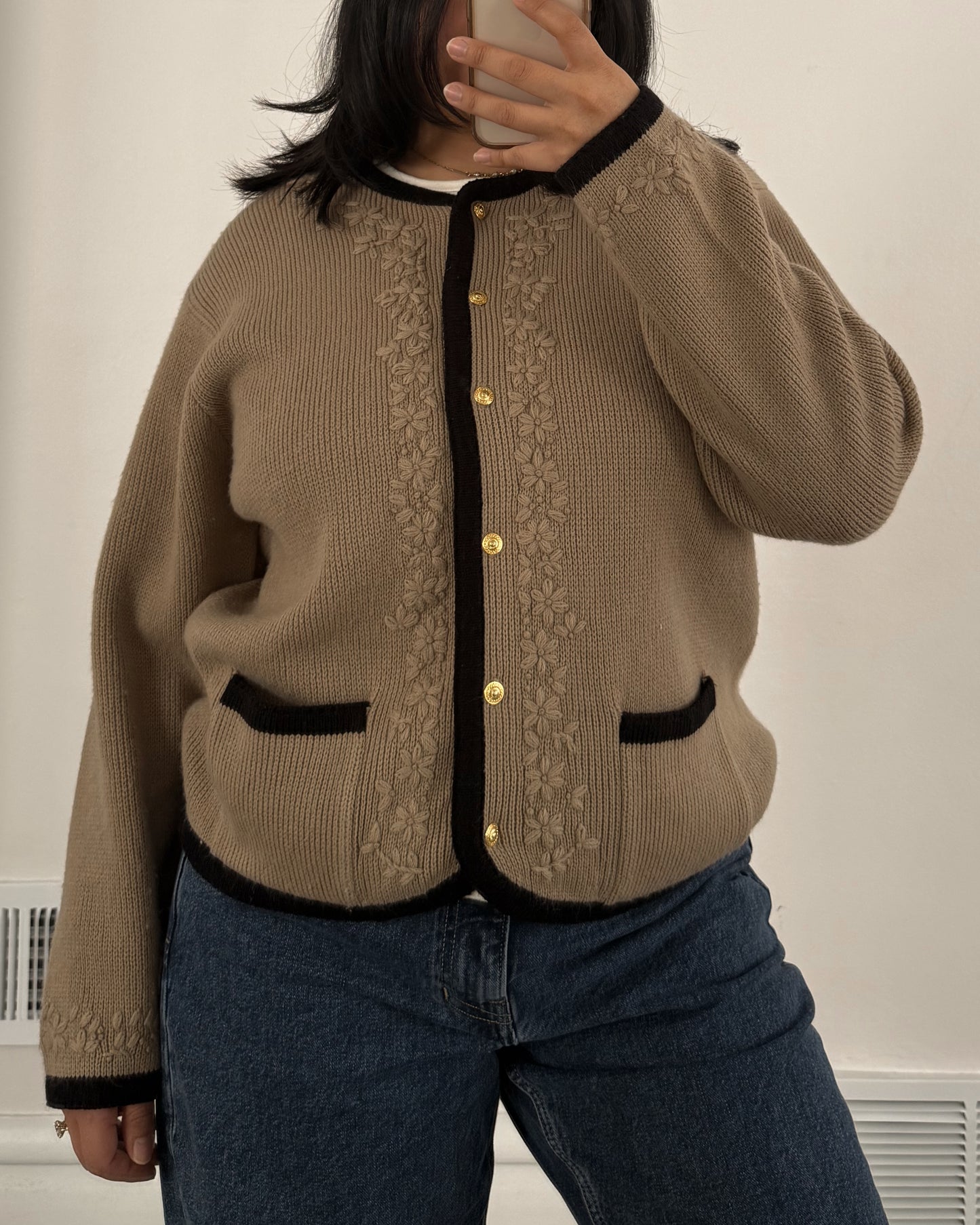 Vintage Floral Cardigan