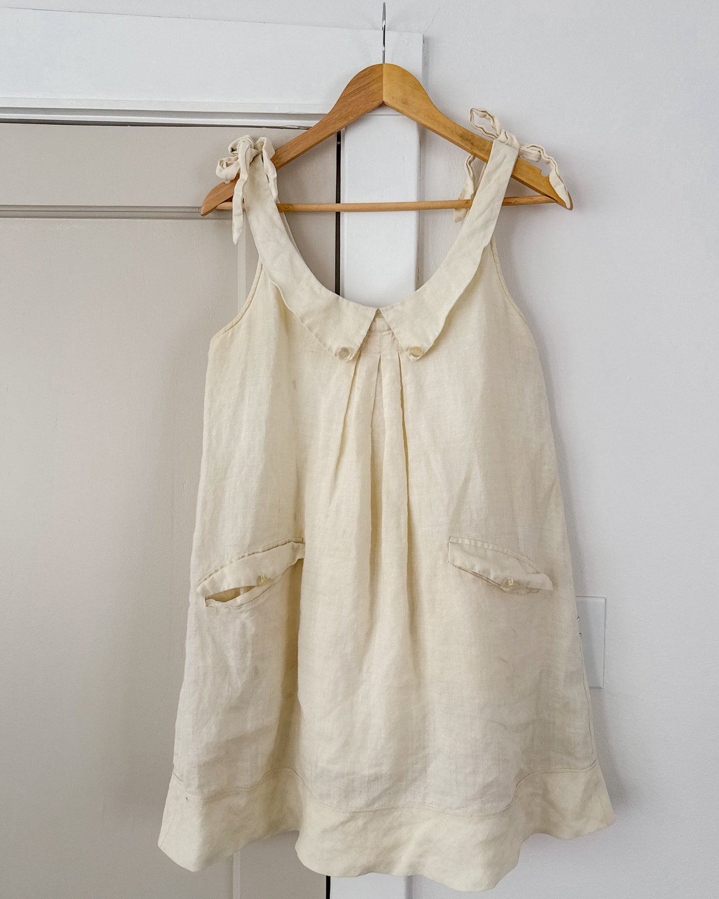 Linen Babydoll Dress