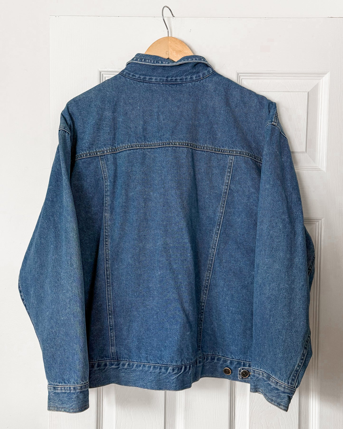 Vintage Denim Zip Up Jacket
