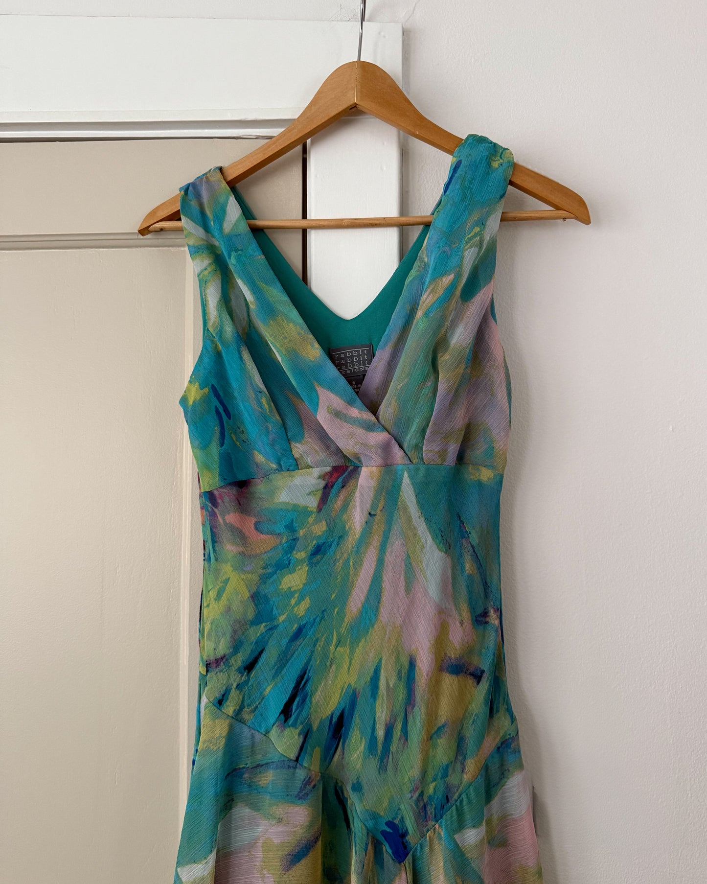 Watercolor Asymmetrical Dress