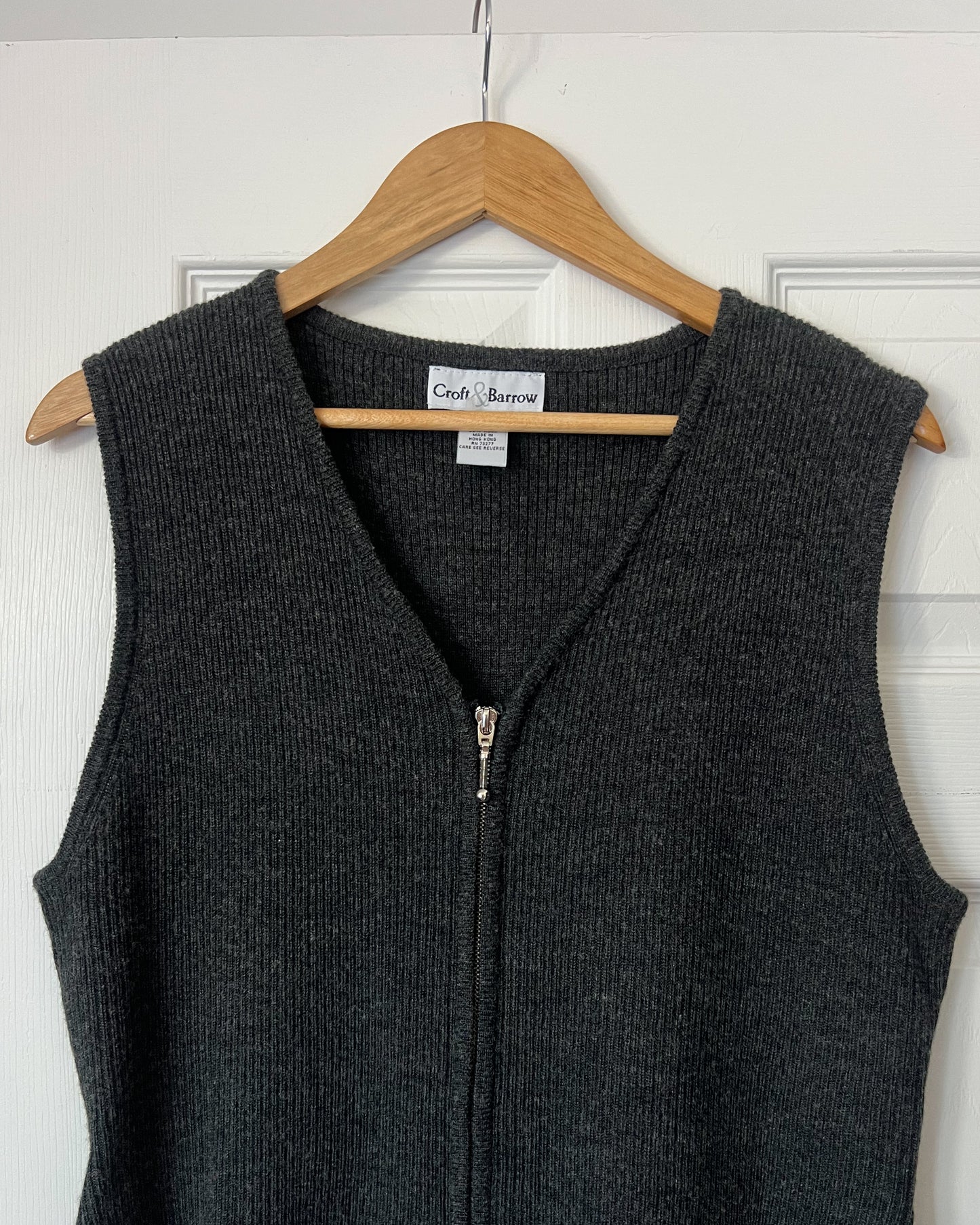 Croft & Barrow Grey Vest