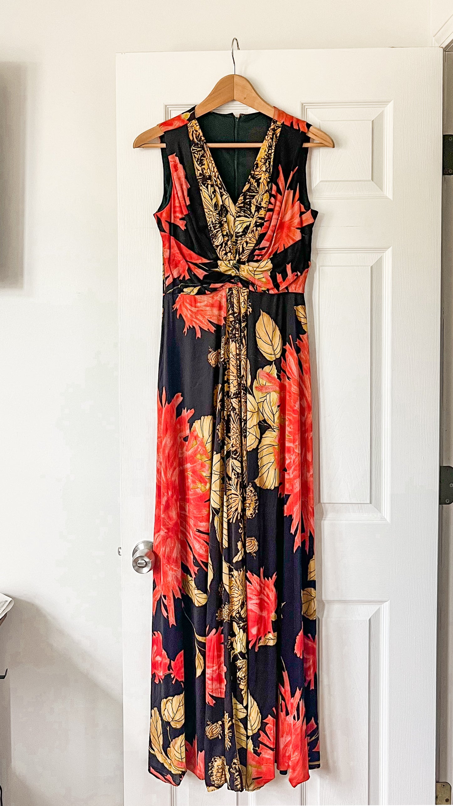 Floral Sleeveless Maxi Dress