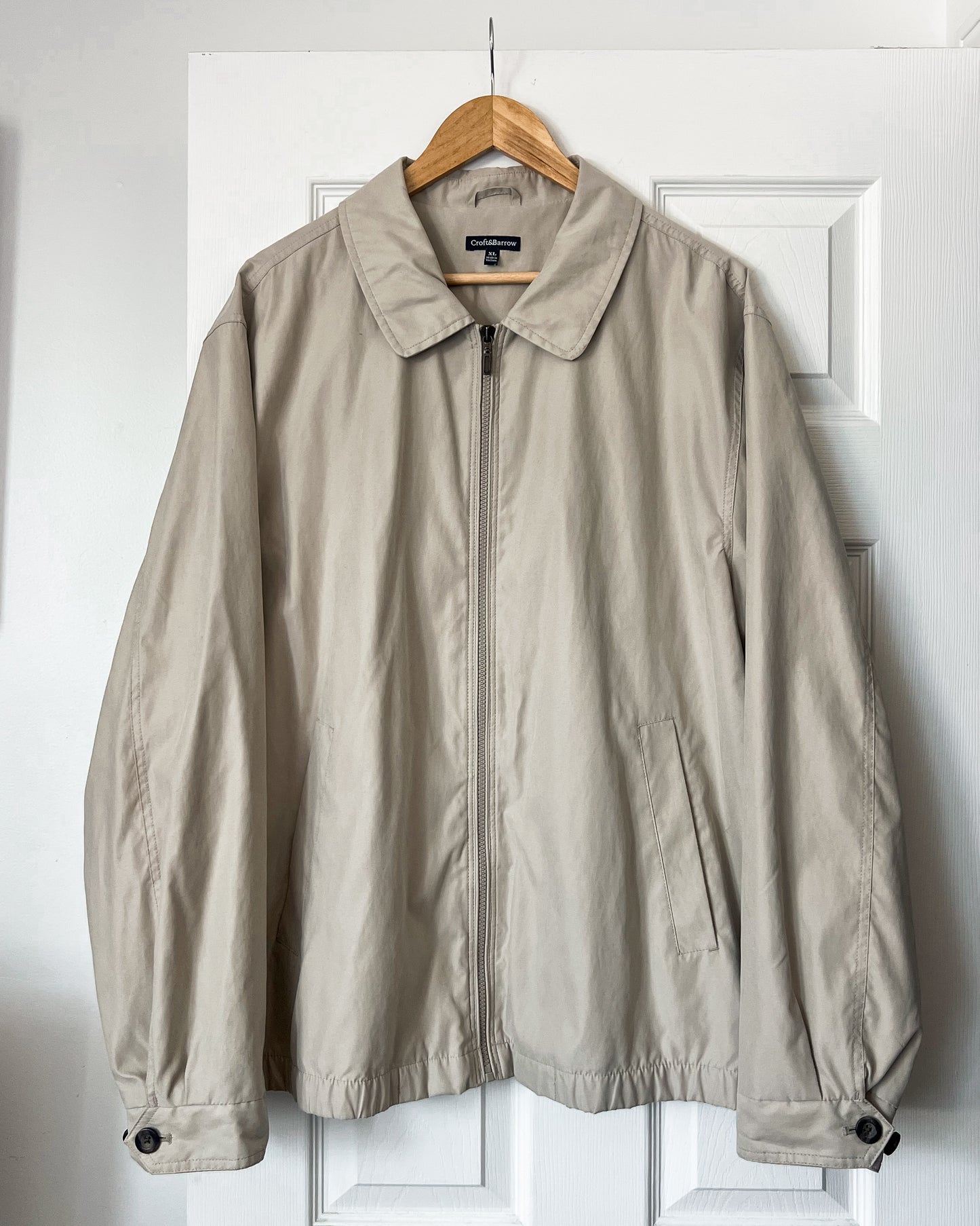 Croft & Barrow Cream Lightweight Jacket