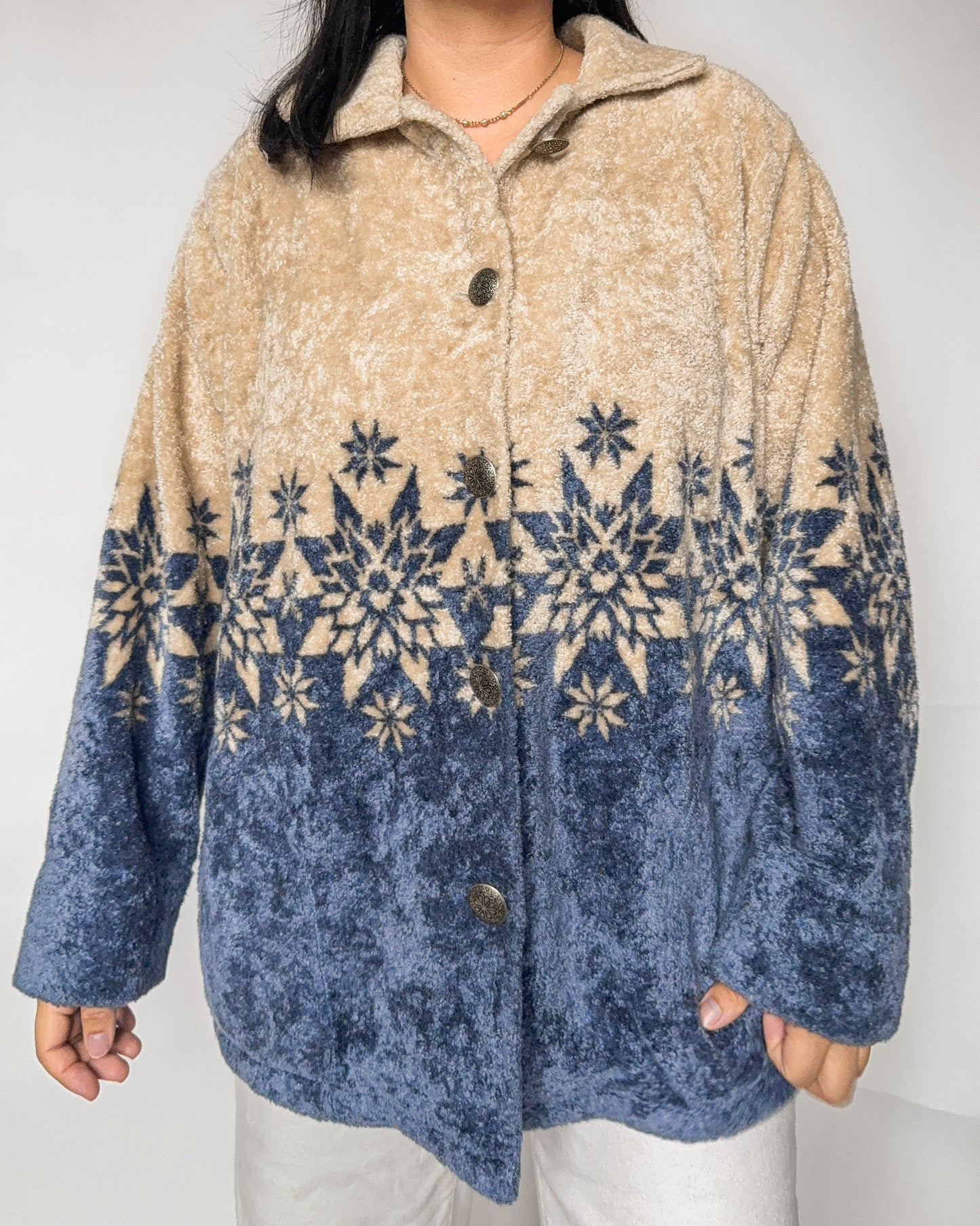 Two Toned Fleece Jacket