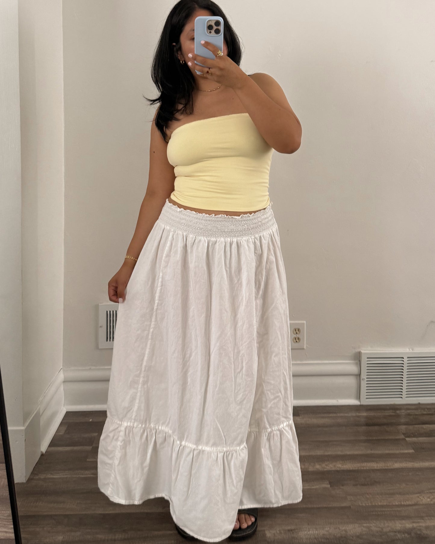 White Maxi Skirt