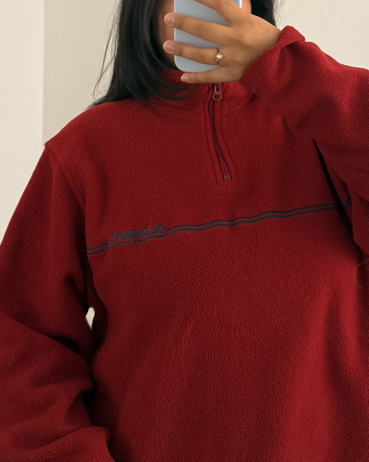 2001 Old Navy Red Fleece