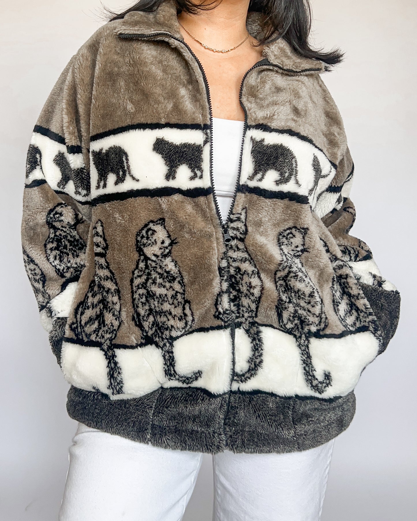 Cat Fleece Jacket