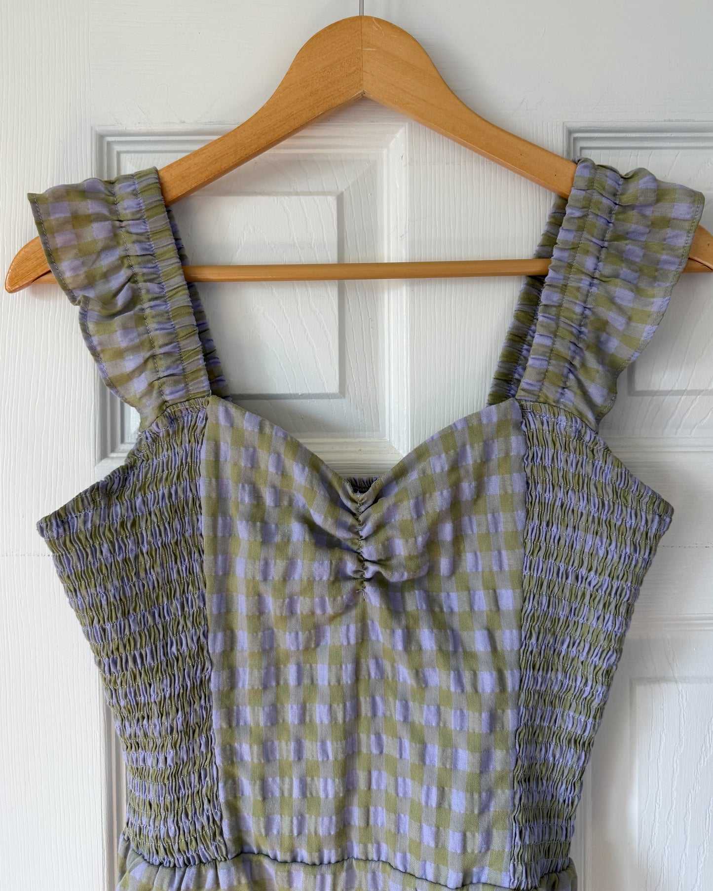 Purple Plaid Blouse