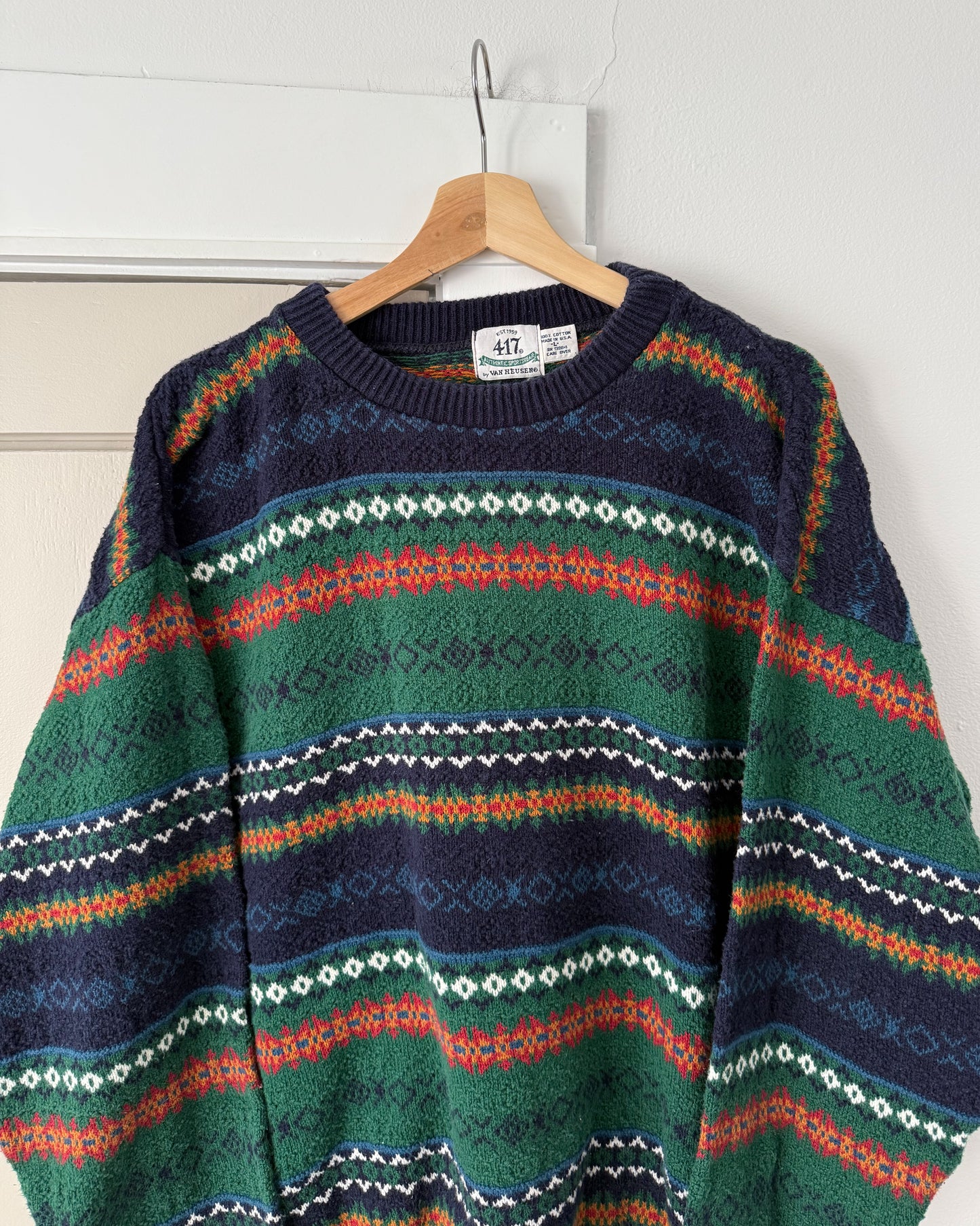 Multicolored Knitted Sweater