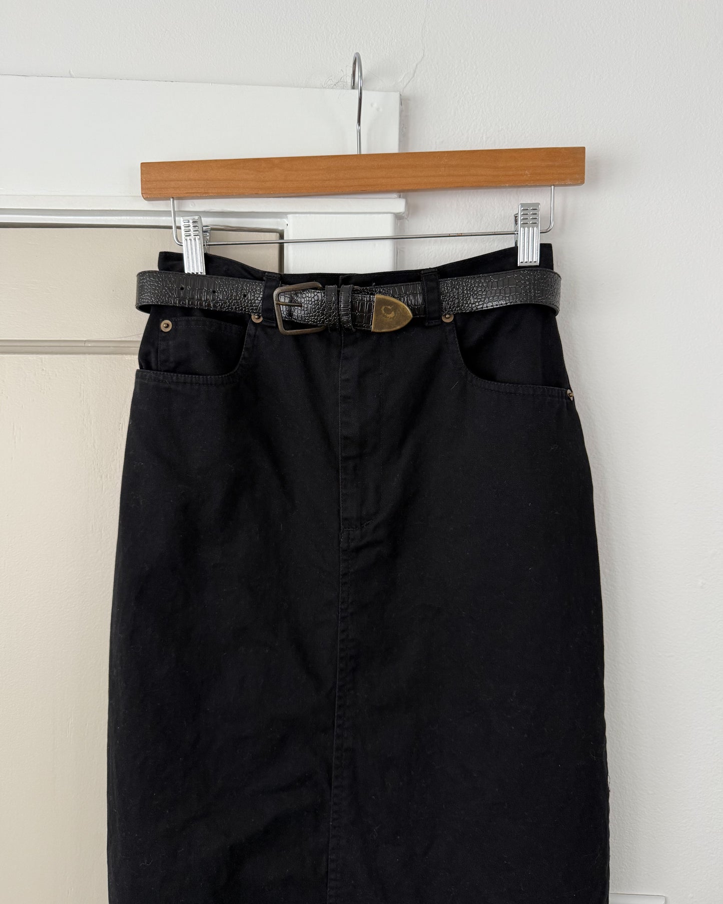 Black Maxi Skirt W26