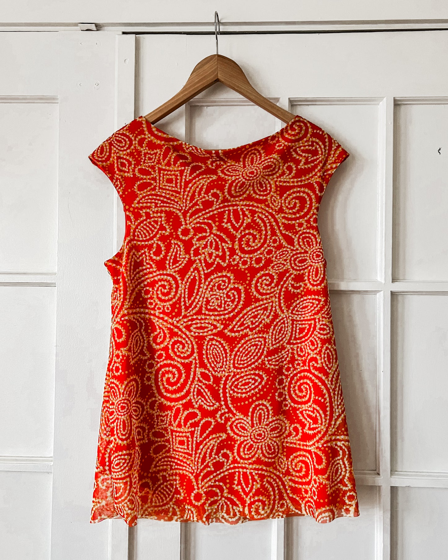 Orange Floral Tank